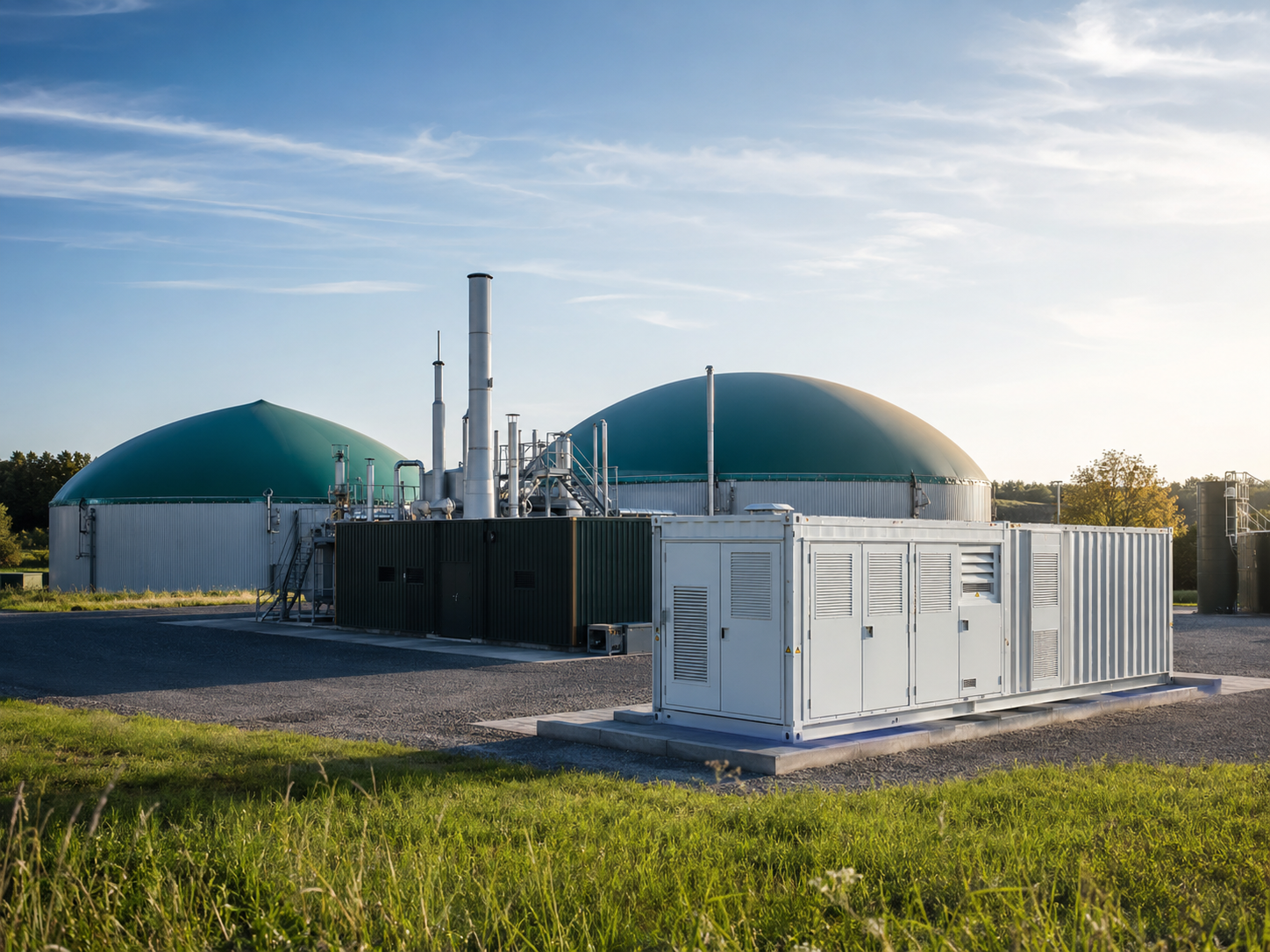 Batteriespeicher für Biogasanlagen